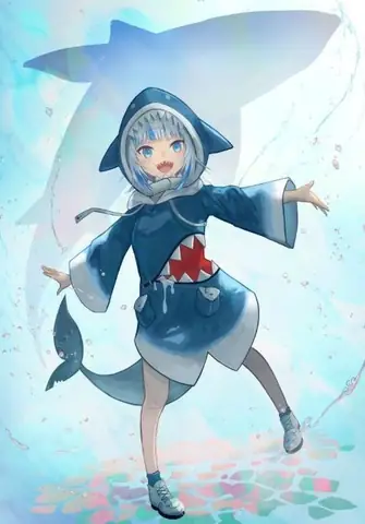 Cá Mập Cute Anime Nữ Cá Tính Vừa Dịu Dàng
