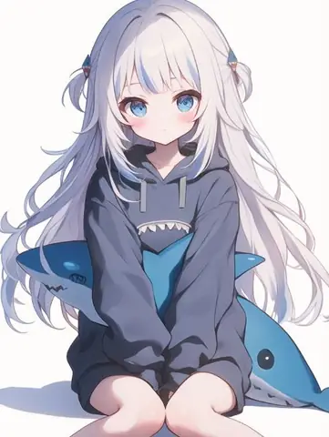 Cá Mập Cute Anime Nữ Cá Tính Vừa Dịu Dàng