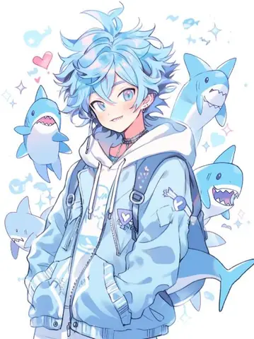 Full Bộ Cá Mập Cute Anime: Cool Ngầu, Bí Ẩn Và Lôi Cuốn