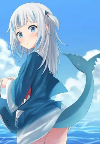 Cá Mập Cute Anime Nữ Cá Tính Vừa Dịu Dàng
