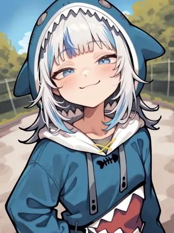 Cá Mập Cute Anime Nữ Cá Tính Vừa Dịu Dàng