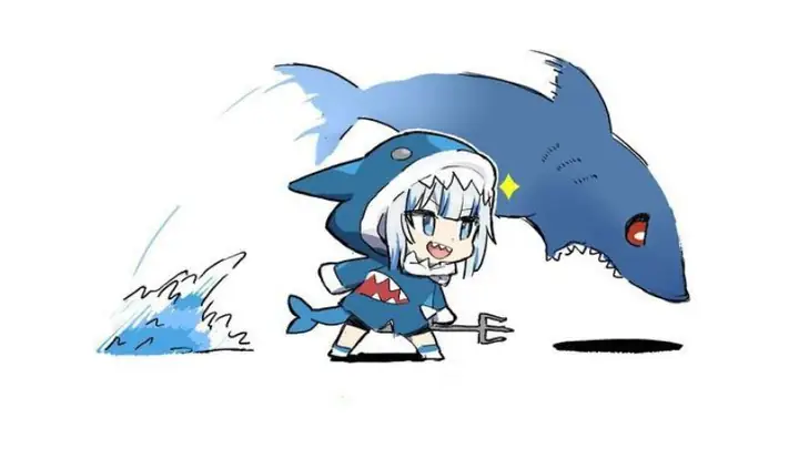 Cá Mập Cute Anime Nữ Cá Tính Vừa Dịu Dàng