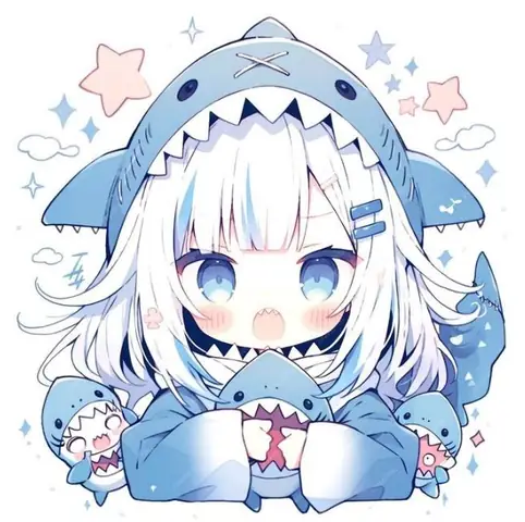 Cá Mập Cute Anime Nữ Cá Tính Vừa Dịu Dàng