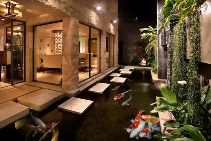 10+ Mẫu Hồ Cá Koi Hình Chữ Nhật Đẹp Hút Hồn