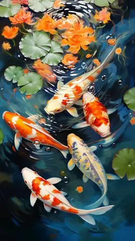 Hình Nền Cá Koi 3d, 4k