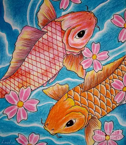 Hình Vẽ Cá Chép Đẹp Nhất