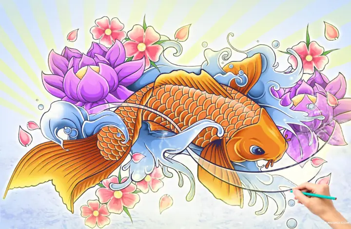Hình Ảnh Cho Hình Vẽ Cá Chép Hóa Rồng Đơn Giản: Hình Ảnh Cho Hình Vẽ Cá Chép Hóa Rồng Đơn Giản: