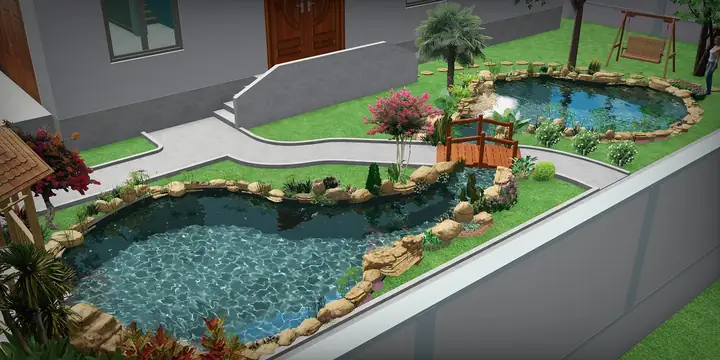 "bể Ngọc" Tại Gia: Khám Phá 7 Xu Hướng Thiết Kế Hồ Cá Koi Đỉnh Cao 2025