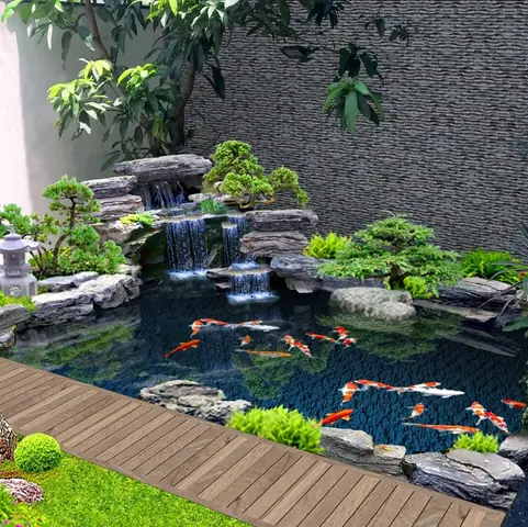 Hồ Cá Cảnh Sân Vườn