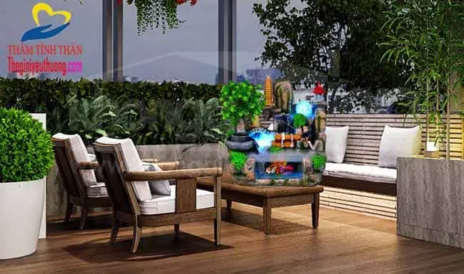 Tác Dụng Thác Nước Phong Thủy Tạo Nên Giá Trị Độc Đáo Nơi Hòn Non Bộ Phong Thủy