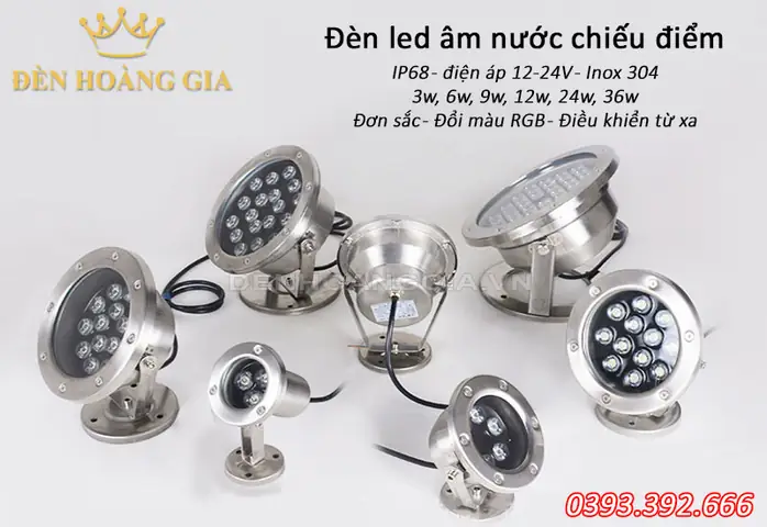 Các Loại Đèn Led Hồ Cá Ngoài Trời