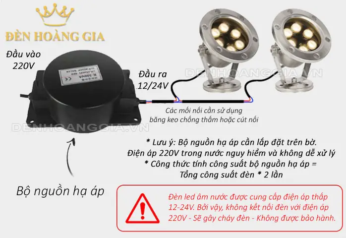 Kỹ Thuật Đấu Điện Quan Trọng Khi Lắp Đèn Led Cho Hồ Cá Ngoài Trời