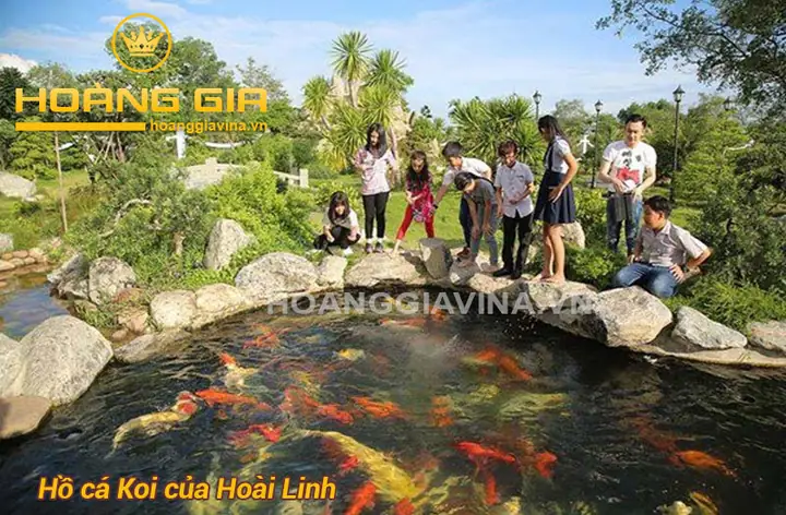 Mẫu Hồ Cá Koi Ngoài Trời Đẹp Của Người Nổi Tiếng