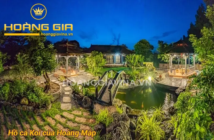 Mẫu Hồ Cá Koi Ngoài Trời Đẹp Của Người Nổi Tiếng
