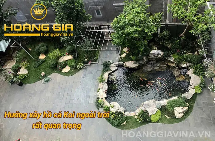Tư Vấn Hướng Đặt Hồ Cá Koi Ngoài Trời Cho Các Cung Mệnh