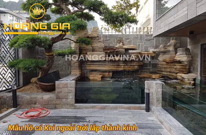 Mẫu Hồ Cá Koi Ngoài Trời Hiện Đại Mẫu Hồ Cá Koi Ngoài Trời Hiện Đại