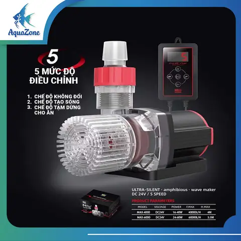 Bơm Nước Hồ Cá Công Suất Lớn Mbio Max