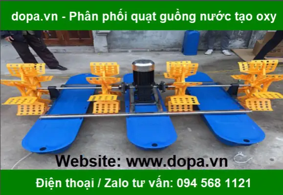 Dopa.vnlà Địa Chỉ Cung Cấp Bảng Giá Phân Phối Mua Bán Máy Quạt Guồng Nước 4 Cánh Quạt 3 Phao Tạo Oxy Cho Ao Hồ Nuôi Tôm Cá Với Bảng Giá Máy Quạt Guồng Nước 4 Cánh Quạt 3 Phao Tạo Oxy Cho Ao Hồ Nuôi Cá Cạnh Tranh Nhất Thị Trường. Quạt Guồng Nước 4 Cánh Quạt 3 Phao Oxy Hòa Tan Tạo Ra Lớn.máy Guồng Nước 4 Cánh Quạt 3 Phaokhông Chỉ Tạo Oxy Hòa Tan Nhanh Và Mạnh Vào Trong Nước, Khi Máy Hoạt Động Nó Giúp Nước Trong Ao Lưu Chuyển Tạo Thành Dòng Giúp Gom Chất Thải Hữu Cơ. Luân Chuyển Dòng Nước Đẩy Khí Độc Như Nh3, H2s, No2… Ra Khỏi Ao Nuôi, Phá Váng Tảo Ngăn Hiện Tượng Tảo Tàn Tảo Nở Hoa Nước, Cá Nổi Đầu Thiếu Oxy.