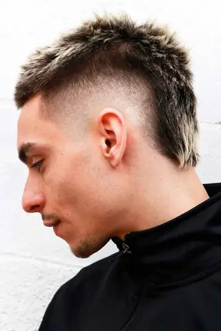 Mullet With Highlights