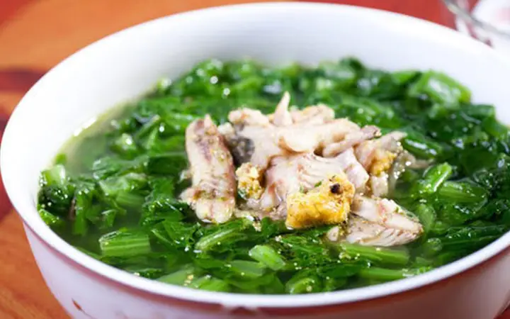 Canh Cá Rô Rau Cải