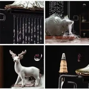 Thác Nước Tạo Khói Phong Thủy Lộc Sơn Thủy