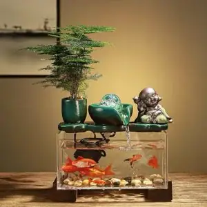 Mẫu Thác Nước Có Phật Di Lặc Mang Đến Sự Bình Yên Thư Thái Cho Người Nhìn