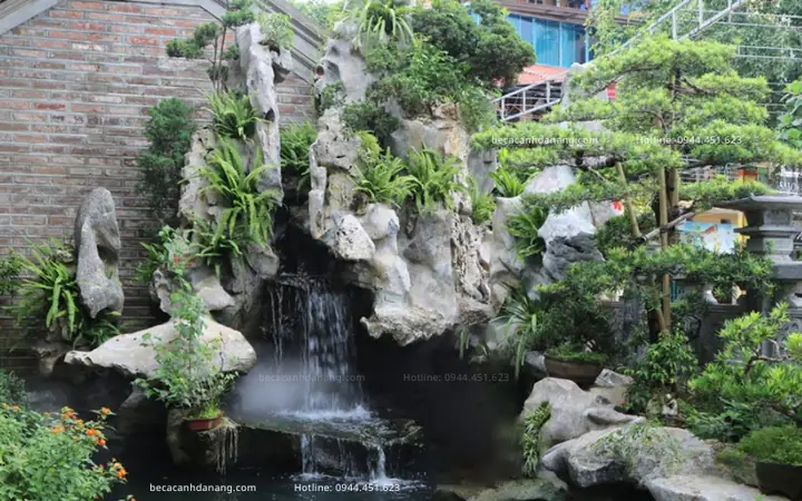 Những Mẫu Bể Cá Hòn Non Bộ Đẹp Nhất