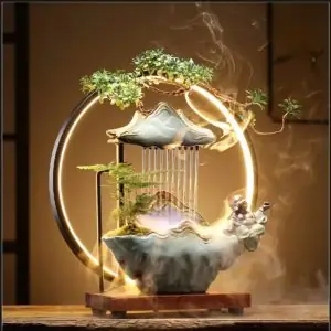 Thác Nước Phong Thủy Có Đài Phun Nước
