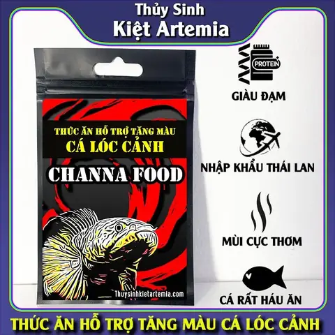 1/ Thức Ăn Cho Cá Lóc Cảnh Loại Tốt: