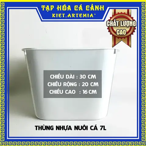 Thùng Nhựa Nuôi Cá Cũ