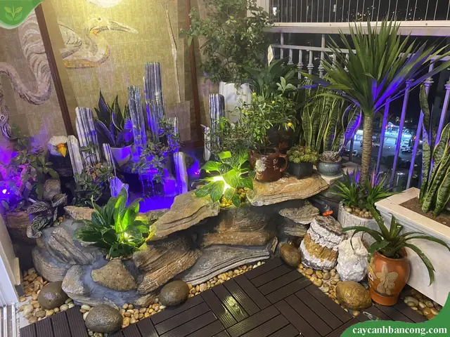 Tiểu Cảnh Bể Cá Ngoài Trời