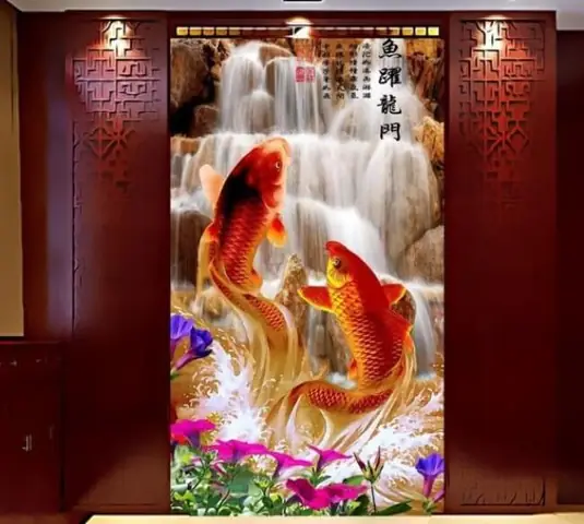 Ý Nghĩa Mẫu Tranh Cá Chép 2 Con – Song Ngư Cát Hạnh