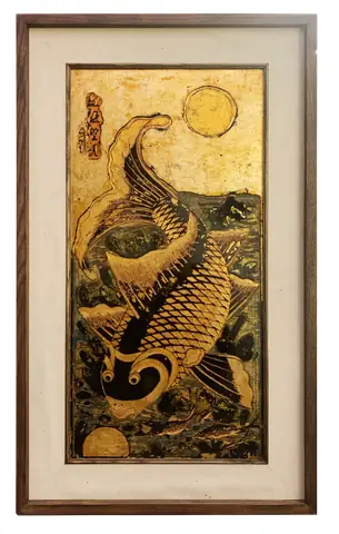Tranh Cá Chép Hàng Trống
