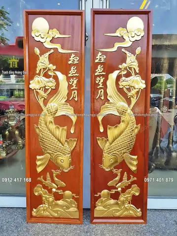 Tranh Cá Chép Trông Trăng Treo Ở Đâu?