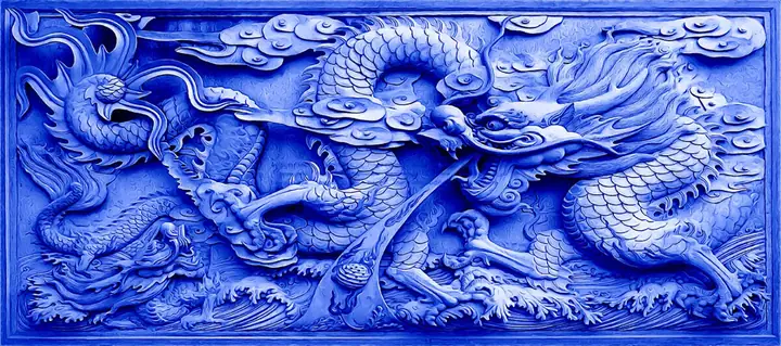 Tranh Hồ Cá Rồng