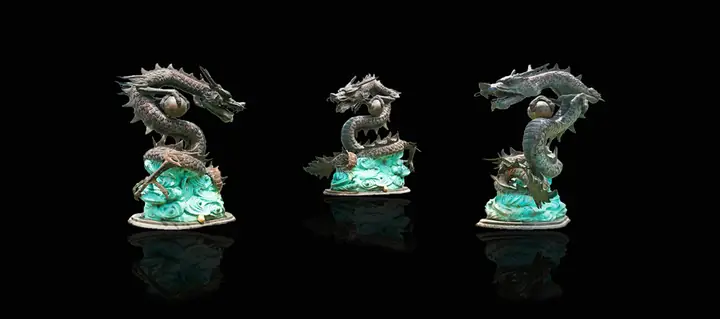 Tranh 3d Cho Cá Rồng Huyết Long