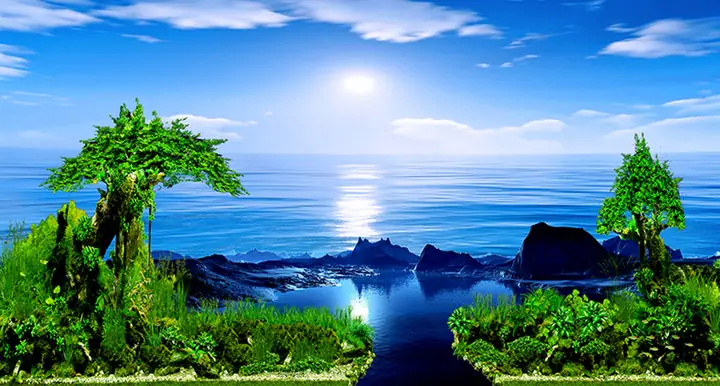 Tranh Hồ Cá Rồng