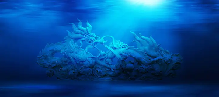 Tranh Hồ Cá Rồng