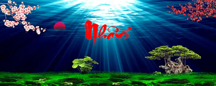 Tranh Hồ Cá Rồng