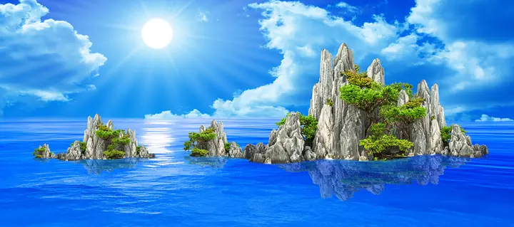 Tranh Hồ Cá Rồng