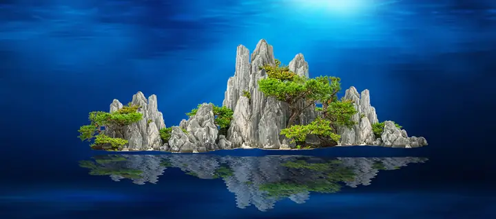 Tranh Hồ Cá Rồng