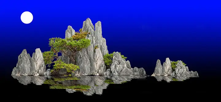 Tranh Hồ Cá Rồng