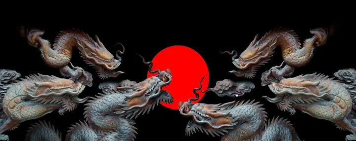 Tranh 3d Cho Cá Rồng Huyết Long