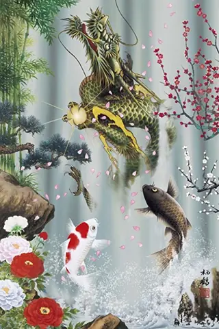 Tranh Vẽ Cá Chép Hóa Rồng Có Ý Nghĩa Gì?