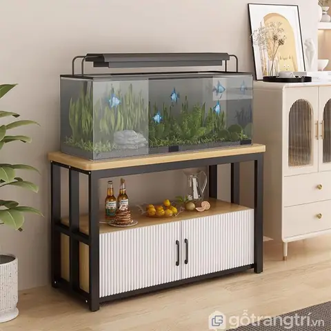 Kệ Tủ Cá Cảnh Đẹp Nhỏ Gọn Ghs-52159