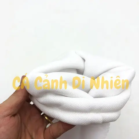 Túi Lọc Nước Giữ Cặn Hồ Cá Bằng Vải Bông Size Nhỏ 25x15 Cm
