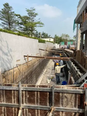 Bước 7: Đổ Thành