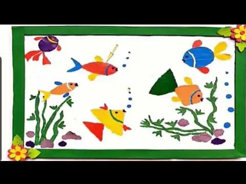 Hướng Dẫn Chi Tiết Cách Làm Xé Dán Đàn Cá Handmade Đơn Giản Tại Nhà