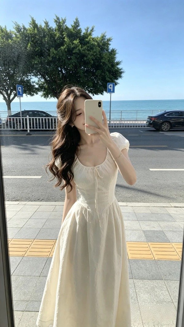 ảnh gái xinh che mặt bằng điện thoại 26