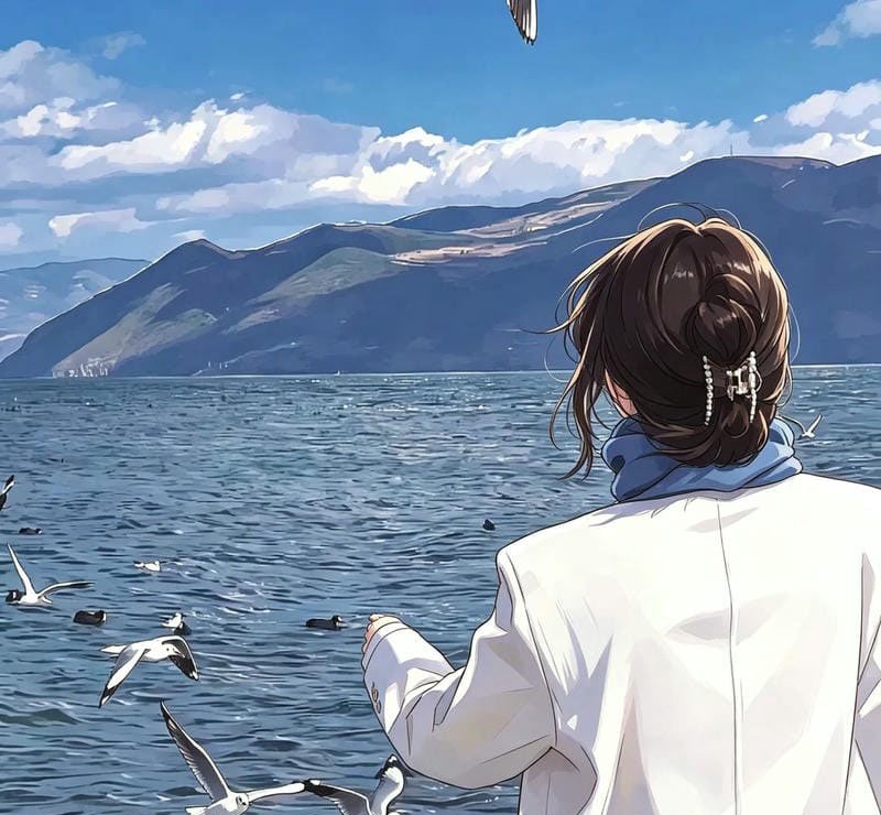 avatar ảnh anime chill lofi 11